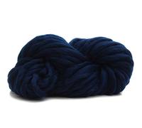 Fil à Crocheter Doux Fil chunky super épais volumineux de gros fil à tricoter la main pour filer le crochet(Blue 1)
