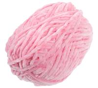 Fil à Crocheter en Laine Rose, Doux et Polyvalent pour Loisirs Créatifs | Brillance Soignée, Agréable à Porter, pour Pantoufles Bébé, Bijoux et Déco Maison, Usage Crochet