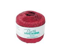 Fil à crocheter et à tricoter métallisé Nora - 25GR(...) - 315 Rouge