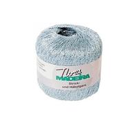 Fil à crocheter et à tricoter métallisé Nora - 25GR(...) - 333 Bleu
