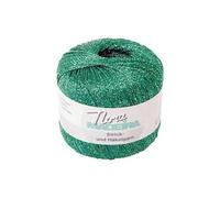 Madeira Fil à crocheter et à tricoter Nora métallisé 25 g 100 m 358 Vert