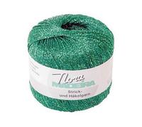 Fil à crocheter et à tricoter métallisé Nora Madeira - 25GR(...) - 358 Vert