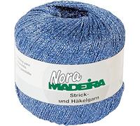 Fil à crocheter et à tricoter métallisé Nora Madeira - 25GR. Color : 352 Vert