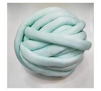 Fil à Crocheter,Fil de Coton Epais 1000g Fil tremblant super épais bricolage bras volumineux roving cicatrice corniture tricoter tricoter fil fil diy couverture 60m(Mint)