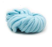 Fil à Crocheter,Fil de Coton Epais Fil super grossier Spécial brut manuel bricolage foulard tissé câble chapeau de tapisserie de tapisserie(Pale green)