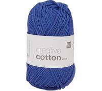 Fil à crocheter - RICO DESIGN - Creative Cotton aran - 100% coton - 50 g - 85 m - Royal
