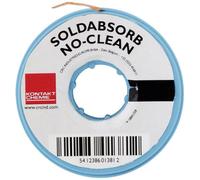Fil à déssouder SOLDABSORB NO-CLEAN , longueur : 10m, largeur : 1,5mm, Kontakt Chemie CRC