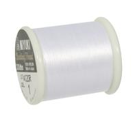 Rayher 89300100 Fil nylon, blanc, 1 bobine, 50 m, 0,27 cm ø, non élastique, pour perles Delicas, perles de rocailles, bijoux, décorations, suspensions de Noël