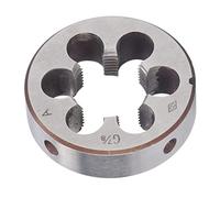 Fil à filetage en acier allié G7/8 pour tuyaux, filière à main de qualité industrielle avec bords tranchants et trous d’évacuation des copeaux, pour l’acier, le fer, l’aluminium et