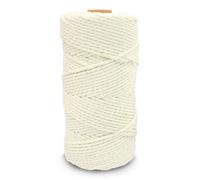 Fil à macramé en coton 3 mm Bobine 100 m