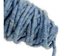 Fil à mèche 55m bleu - Ruban de décoration maritime en jute et laine de mouton pour des idées de bricolage créatives