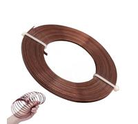 Fil à modeler, rouleaux plats pour bricolage, fil d'armature, couleurs colorées, pour artisanat, jardinage, modélisme, accessoires de maison, crochet, électricien