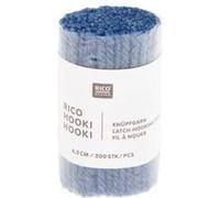 Fil à nouer 6,5 cm - Rico Hooki Hooki - Rico Design(...) - Bleu Océan Bleu Océan G