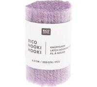 Fil à nouer 6,5 cm - Rico Hooki Hooki - Rico Design(...) - Lilas Lilas