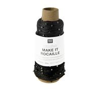 Fil à perles Creative Make It Rocaille 50g 280m Noir