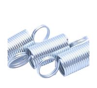 Fil à ressort de Tension, diamètre extérieur galvanisé avec Extension crochet, 5/10/20/30/50 pièces(0.6x6x280mm,50Pcs)