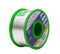 Fil à souder 100 g 0,6 mm sans plomb Sn99.3 Cu0,7 avec noyau en colophane pour réparation de composants électriques électroniques et bricolage (100 g)