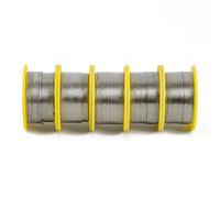 Fil à souder en étain, noyau de colophane, 60/40, 0.5/0.8/1.0/1.2mm, Flux de soudage 2.0%, bobine de fer, diamètre 50g, 0,6 mm, 5 pièces(1.0mm)