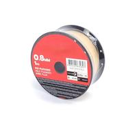 Fil à souder fluxé - Fil de 0,8 mm, 1 kg, idéal pour la soudure, offre une excellente conductivité et facilité d'utilisation. *