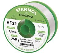 Fil à souder sans plomb ni halogène Stannol HF32 3500 Sn99,3Cu0,7