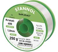 Fil à souder sans plomb Stannol Ecology TC (250 g) 1 mm