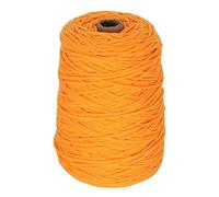 Fil à Touffeter Orange, 437yd Long, 0,2 Pouce Large, Coton Polyester Résistant au Rétrécissement - Fibre Douce et Durable, Idéal pour Tapisserie et Artisanat DIY
