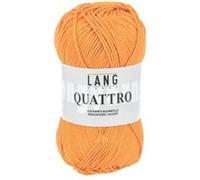 Fil à tricoter 100% coton QUATTRO - Lang Yarns(...) - 159 Orange 159 Orange G