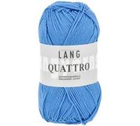 Fil à tricoter 100% coton QUATTRO - Lang Yarns(...) - 179 Bleu 179 Bleu G