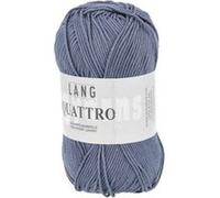 Fil à tricoter 100% coton QUATTRO - Lang Yarns(...) - 34 Bleu 34 Bleu G