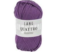 Fil à tricoter 100% coton QUATTRO - Lang Yarns(...) - 80 Violet 80 Violet G