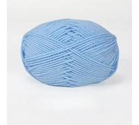 Fil à tricoter 4 plis en coton laiteux doux pour amigurumi, pantoufles, couvertures et projets d'artisanat (54 bleu turquoise)