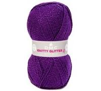 DMC - Knitty Glitter - Touche métallique l Idéal tous types de vêtements - Aiguilles à tricoter n°4 | 50 g - 148 m - 5 coloris disponibles