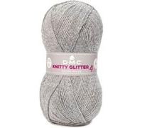 DMC - Knitty Glitter - Touche métallique l Idéal tous types de vêtements - Aiguilles à tricoter n°4 | 50 g - 148 m - 5 coloris disponibles