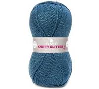 DMC - Knitty Glitter - Touche métallique l Idéal tous types de vêtements - Aiguilles à tricoter n°4 | 50 g - 148 m - 5 coloris disponibles