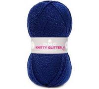 DMC - Knitty Glitter - Touche métallique l Idéal tous types de vêtements - Aiguilles à tricoter n°4 | 50 g - 148 m - 5 coloris disponibles