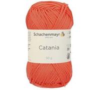 Fil à tricoter Catania - Orange clair - 100% Coton Haute qualité peigné et mercerisé - amigurimi Orange G
