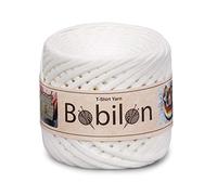 Fil à tricoter coloré pour t-shirt, fil à spaghetti, matériau artisanal, panier à tricoter, masque, attaches d'oreilles, 5 à 7 mm, crème glacée