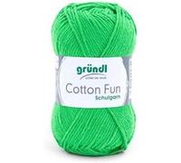 Fil à tricoter COTTON FUN - Gründl - certifié Oeko-Tex(...) - 12 Vert 12 Vert G