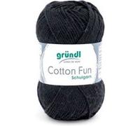 Fil à tricoter COTTON FUN - Gründl - certifié Oeko-Tex(...) - 16 Noir 16 Noir G
