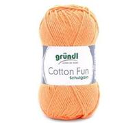 Fil à tricoter COTTON FUN - Gründl - certifié Oeko-Tex(...) - 17 Orange 17 Orange