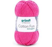 Fil à tricoter COTTON FUN - Gründl - certifié Oeko-Tex(...) - 20 Rose 20 Rose G