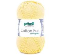 Fil à tricoter COTTON FUN - Gründl - certifié Oeko-Tex(...) - 22 Jaune 22 Jaune G