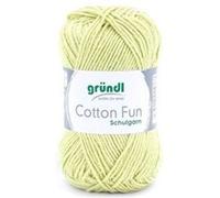 Fil à tricoter COTTON FUN - Gründl - certifié Oeko-Tex(...) - 23 Vert 23 Vert G