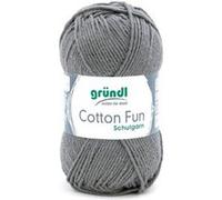 Fil à tricoter COTTON FUN - Gründl - certifié Oeko-Tex(...) - 25 Gris 25 Gris G