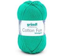 Fil à tricoter COTTON FUN - Gründl - certifié Oeko-Tex(...) - 26 Vert 26 Vert G