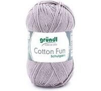 Fil à tricoter COTTON FUN - Gründl - certifié Oeko-Tex(...) - 27 Gris 27 Gris G