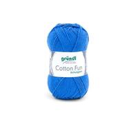 Fil à tricoter COTTON FUN - Gründl - certifié Oeko-Tex. Color : 10 Bleu