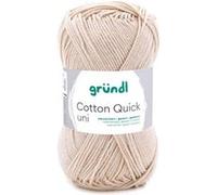Fil à tricoter COTTON QUICK UNI - Gründl - PPSC - certifié Oeko-Tex(...) - 102 Ecru 102 Ecru G