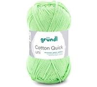 Fil à tricoter COTTON QUICK UNI - Gründl - PPSC - certifié Oeko-Tex(...) - 103 Vert 103 Vert G