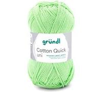 Fil à tricoter COTTON QUICK UNI - Gründl - PPSC - certifié Oeko-Tex(...) - 103 Vert 103 Vert G